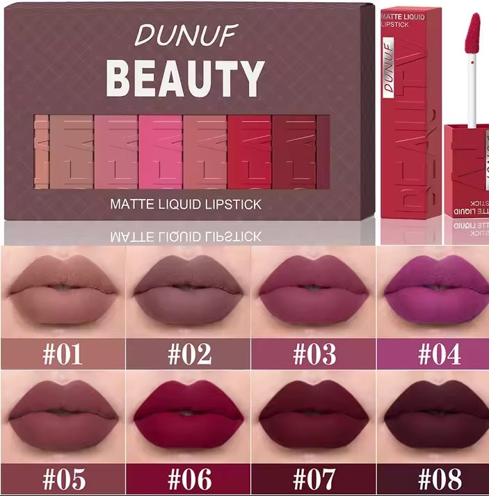 Coffret rouge à lèvres mat permanent