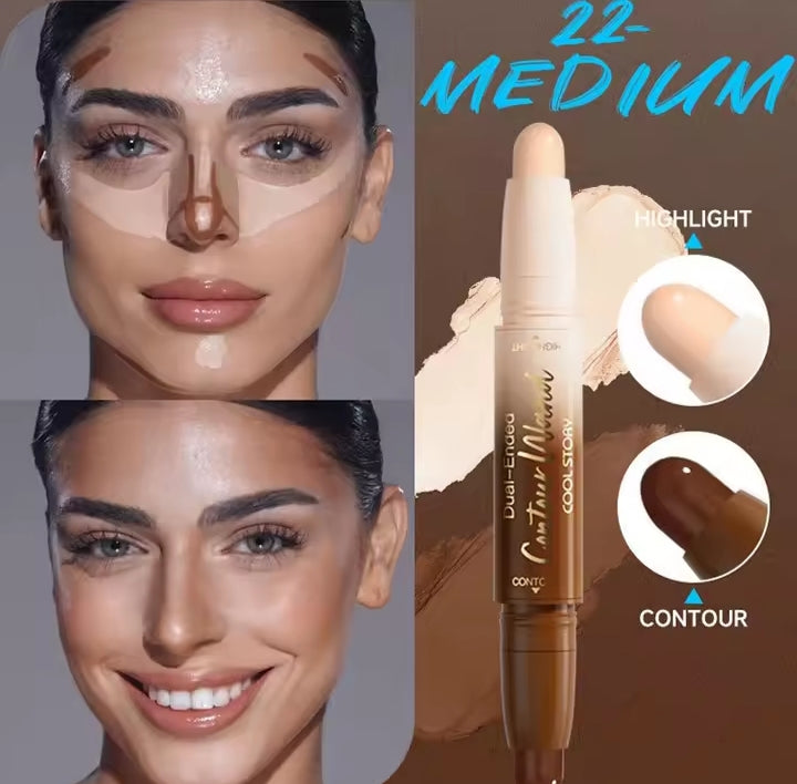 Stick Contour & Highlight Double Embout