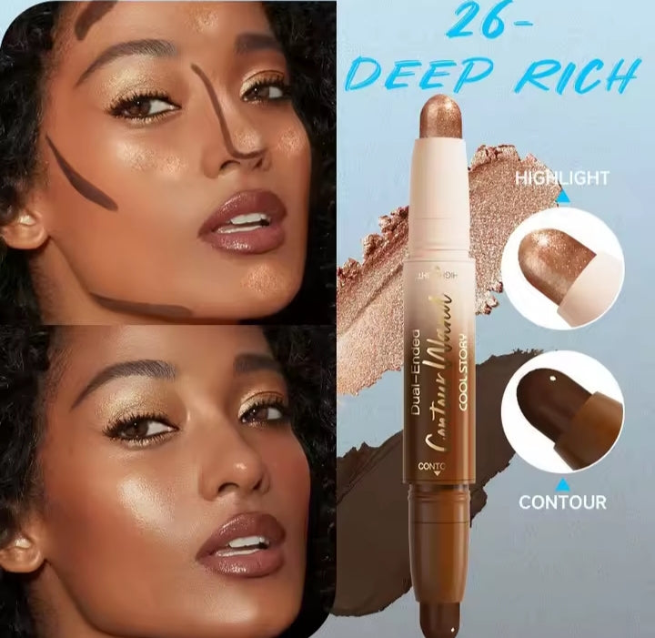 Stick Contour & Highlight Double Embout