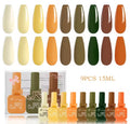 Set de 9 vernis semi-permanent 15 ml
