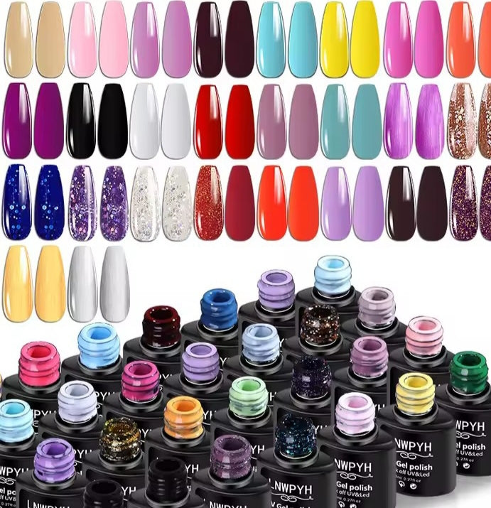 Kit vernis semi-permanent 26 couleurs